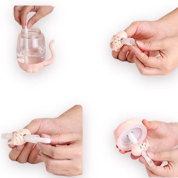 Micro Landscape Air Humidifier with Changing Led Light Fan Mist Mode Waterless - Picture 4 of 5